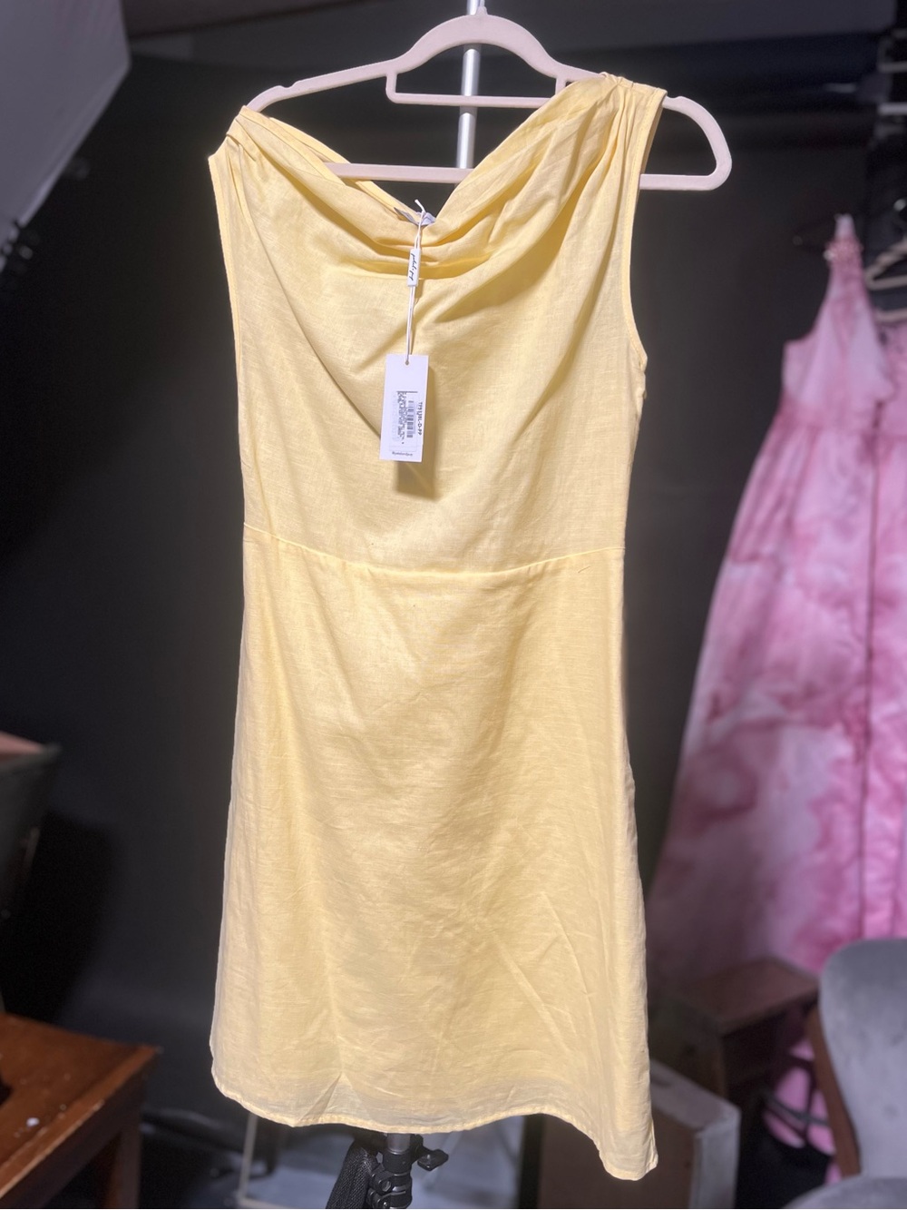 Petal and Pup asymmetrical drape dress